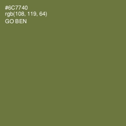 #6C7740 - Go Ben Color Image